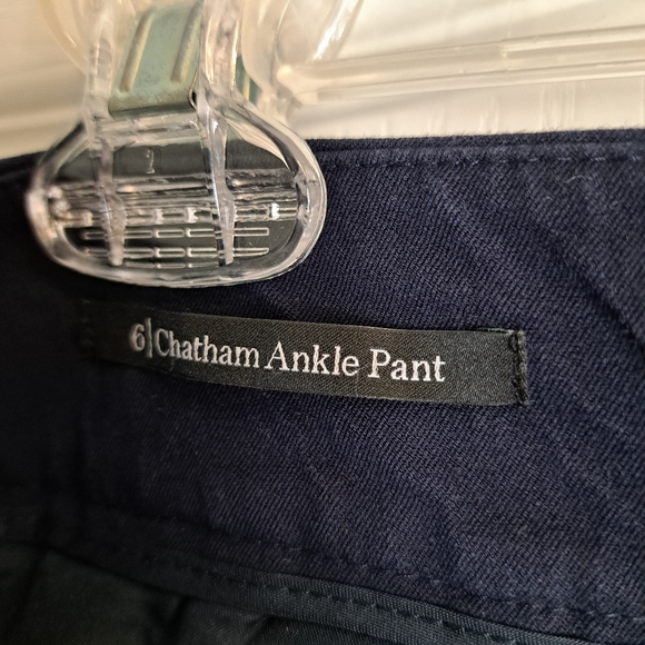 Talbots Navy Ankle Pants CHATHAM - Picture 5 of 5